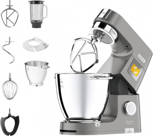 robot kenwood titanium gris avec accessoires